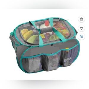 Smart Design Pop Up Trunk Organizer with Easy Carry Handles